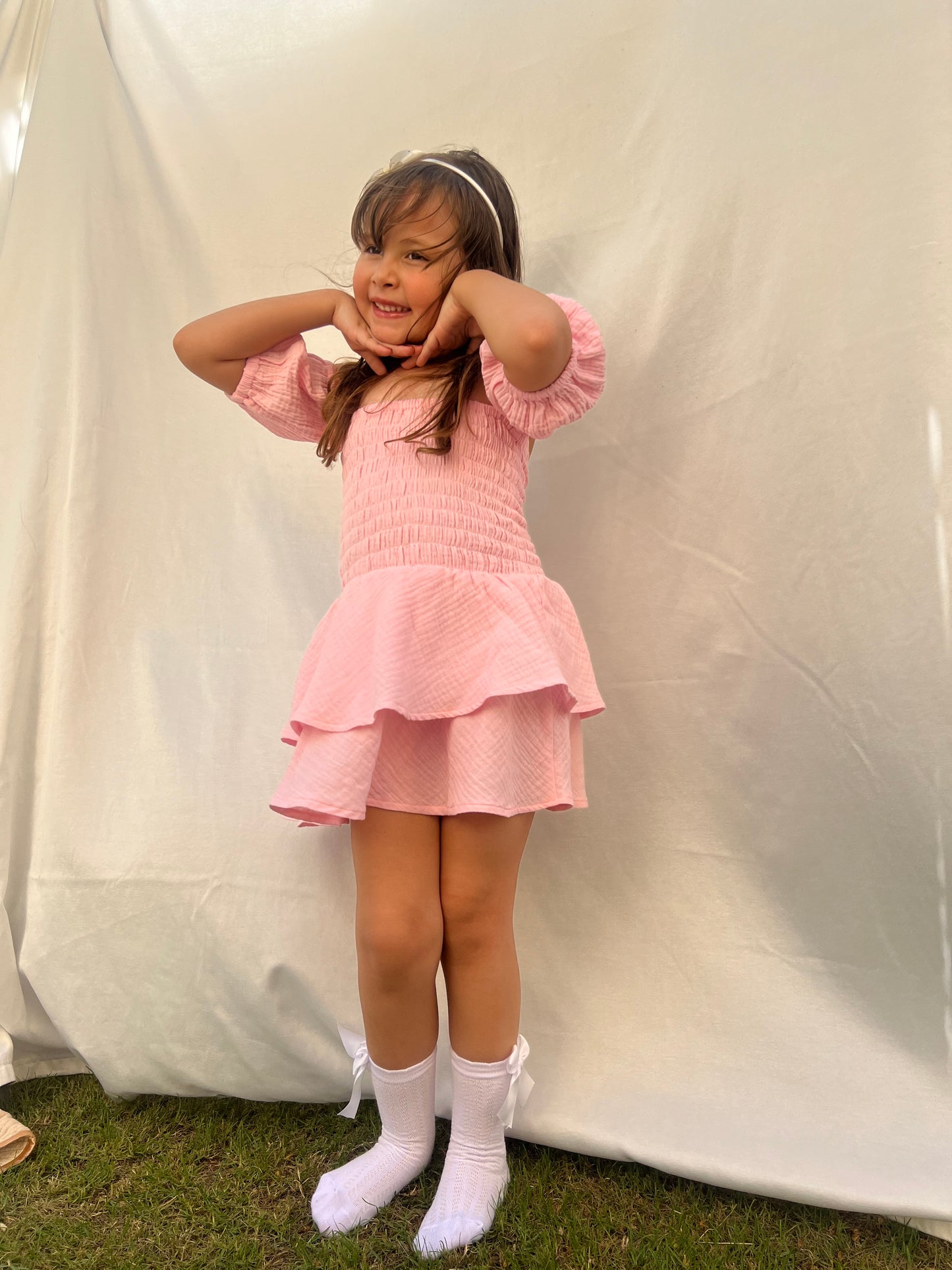ROSE RUFFLE DRESS