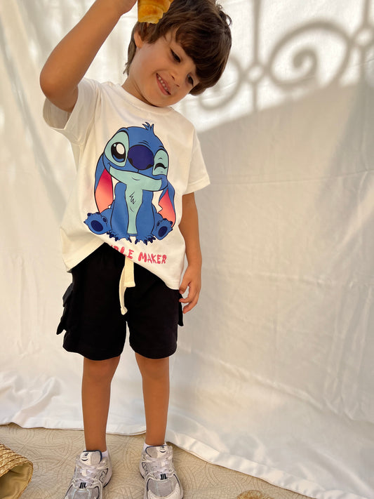STITCH SET (T-shirt & shorts)