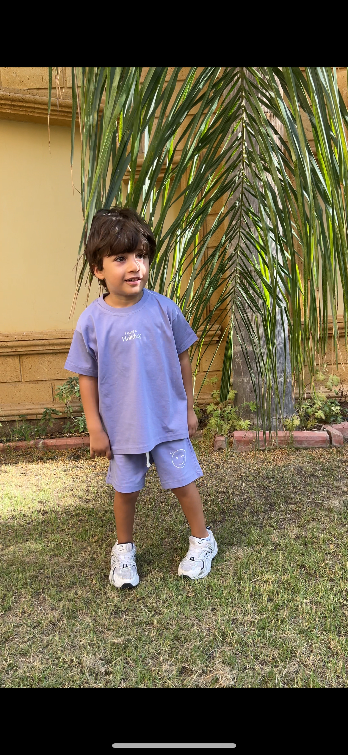 BOYS PURPLE SET