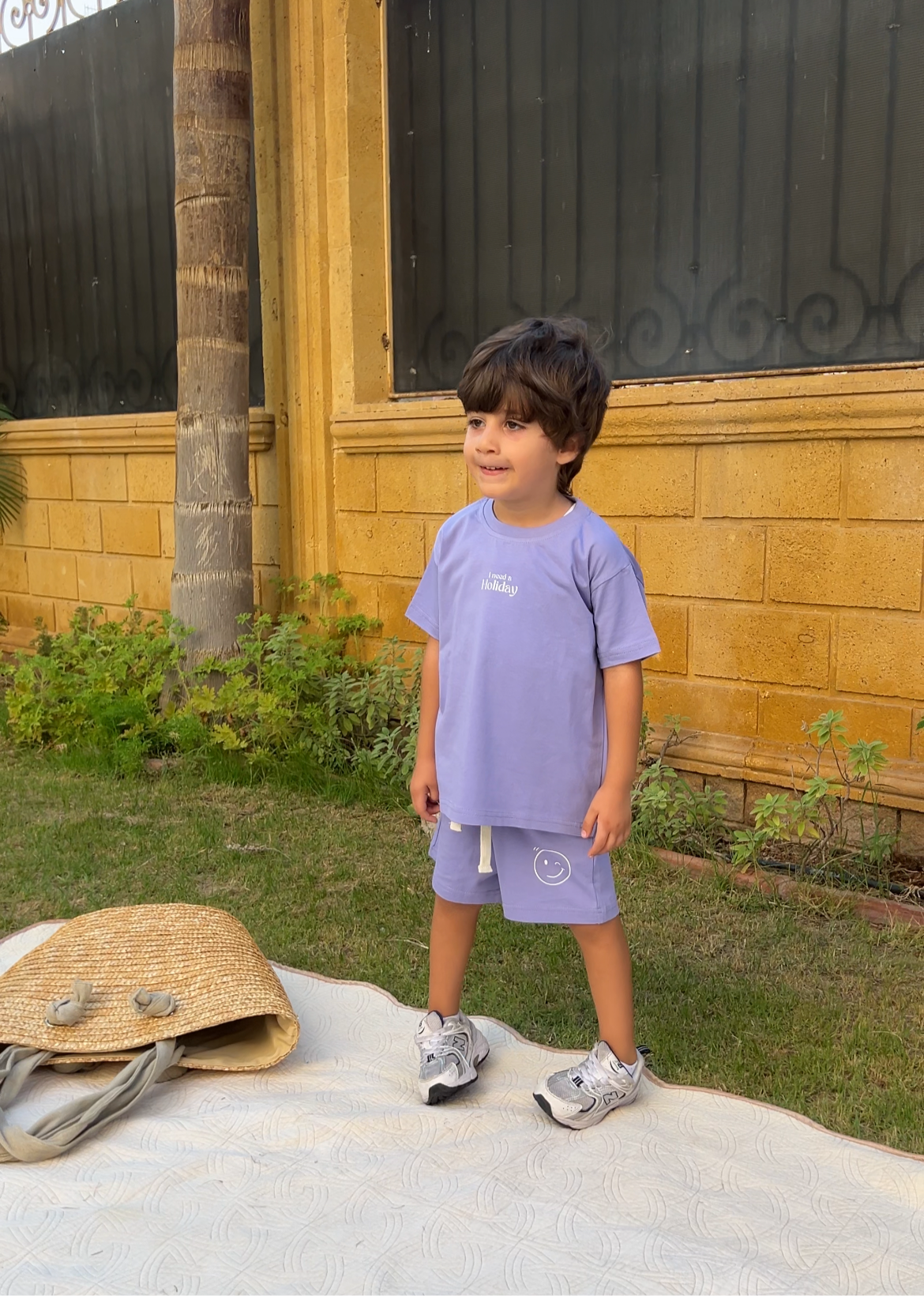 BOYS PURPLE SET
