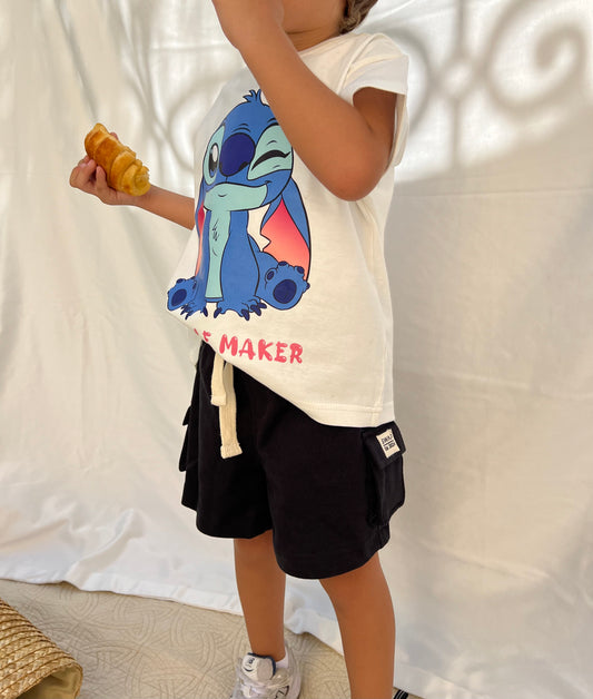STITCH SET (T-shirt & shorts)
