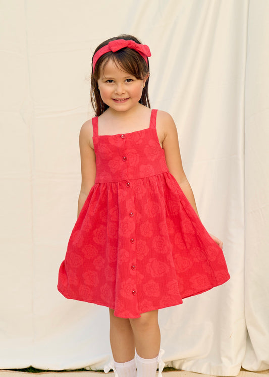 FLOWERY DRESS with RIBBON🌺